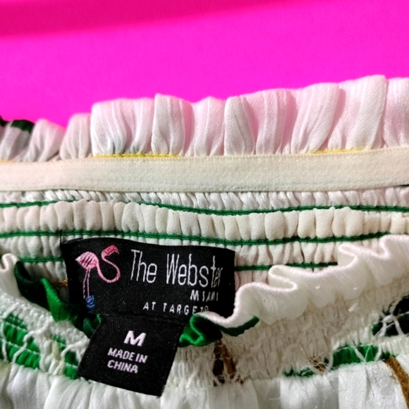 The Webster at Target Green Leaf Print Maxi Dress Size M - Picture 3 of 4